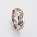 MK - Timanttisormus 0.12ct | Teräs | Titaani - Timanttisormukset - Muut valmistajat | Caratia