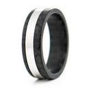 3D Carbon hiilikuitu- ja titaanisormus TC8-7 • Caratia