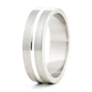 3D Titanium titaanisormus hopeanauhalla TS53-7 • Caratia