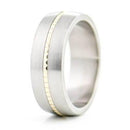 3D Titanium titaanisormus kultanauhalla TG121-7 • Caratia