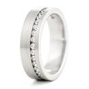 3D Titanium titaanisormus Swarovski zirkonialla T520-6 • Caratia