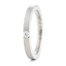 3D Titanium titaanisormus Swarowski zirkonialla T147 • Caratia