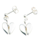 Kalevala Koru Sydämen puolikkaat -korvakorut • Caratia