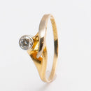 Lapponia timanttisormus keltakulta 0.20ct • Caratia