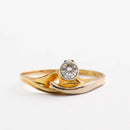 Lapponia timanttisormus keltakulta 0.20ct • Caratia