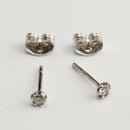 Kalevala Koru Hohde-korvakorut 0.16ct | Valkokulta - Timanttikorvakorut - Kalevala Koru | Caratia