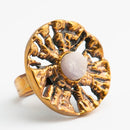 Turun Hopea Auringonkehä-sormus • Pentti Sarpaneva • Caratia