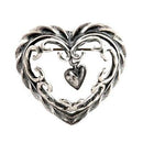 Kalevala Koru Talon sydän-rintakoru • Caratia